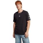 Magliette & T-shirt scontate color block nere M di cotone mezza manica con scollo rotondo per Uomo adidas 