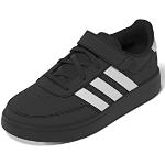 Sneakers larghezza E nere numero 33 di tessuto sintetico chiusura velcro a strappo per bambini adidas Core 