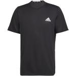 Magliette & T-shirt scontate nere XS mezza manica con manica corta per Uomo adidas Aeroready 