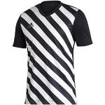 Magliette & T-shirt scontate nere S traspiranti lavabili in lavatrice mezza manica con manica corta per Uomo adidas Entrada 