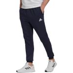 Pantaloni tuta scontati blu XL di pile per Uomo adidas Essentials 