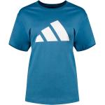 Adidas Future Icons 3 Bars Short Sleeve T-shirt Blu S Donna