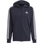 Adidas Hoodie Essentials 3-Stripes Men Full Zip - M