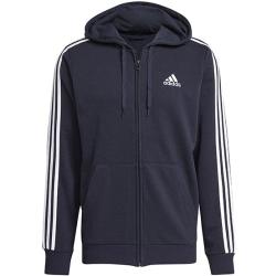 Adidas Hoodie Essentials 3-Stripes Men Full Zip - XL