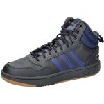 adidas Hoops 3.0 Mid Lifestyle Basketball Classic Fur Lining Winterized Shoes, Sneaker Uomo, Carbon Dark Blue Gum4, 43 1/3 EU