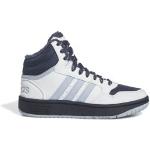 ADIDAS Hoops Mid 3.0 Gs Bianco Blu Sneakers Bambino EUR 38 / UK 5