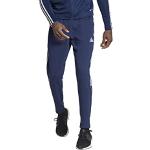 Pantaloni sportivi scontati blu navy 3 XL taglie comode in poliestere per Uomo adidas Tiro 23 