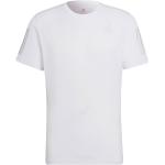 Magliette & T-shirt scontate bianche XXL taglie comode in poliestere mezza manica con manica corta per Uomo adidas Own The Run 