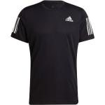 Magliette & T-shirt scontate nere S in poliestere mezza manica con manica corta per Uomo adidas Own The Run 