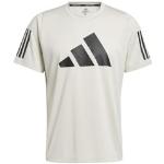 T-shirt scontate avorio M da fitness per Uomo adidas Logo 