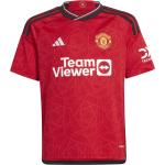 adidas Manchester United FC 23/24 Home Y - maglia calcio - bambino 9-10A Red junior Recycled Polyester,Aeroready