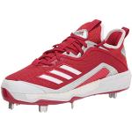 adidas Men's EG6550 Baseball Shoe, Power Red/White/Silver, 12