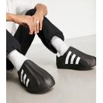 Sneakers slip on scontate nere numero 38,5 di gomma con stringhe antiscivolo per Donna adidas Originals 