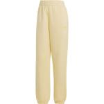 Pantaloni scontati gialli XS taglie comode di pile da jogging per Donna adidas Originals 