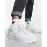 adidas Originals - Forum Bonega - Sneakers triplo bianco pulito con suola platform