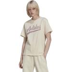 Magliette & T-shirt scontate retrò bianche S di cotone mezza manica con scollo rotondo per Donna adidas Originals 