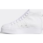 Sneakers bianche numero 39,5 di gomma platform adidas Originals 