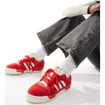 Sneakers basse larghezza E scontate rosse numero 44 di gomma antiscivolo per Donna adidas Originals 