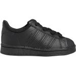 Sneakers basse larghezza E scontate vintage nere numero 22 di pelle con stringhe adidas Originals 