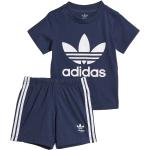 Top scontati classici blu 9 mesi di cotone mezza manica 2 pezzi per bambina adidas Originals di Snowinn.com 