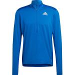 T-shirt scontate blu S in poliestere traspiranti da running per Uomo adidas Own The Run 