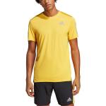 Magliette & T-shirt scontate gialle XS in poliestere mezza manica con manica corta per Uomo adidas Own The Run 