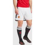 Pantaloncini classici bianchi S traspiranti da calcio per Uomo adidas Manchester United 