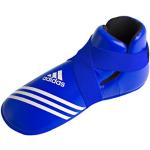Adidas - Protezioni per piedi da boxe, colore: blu, taglia S