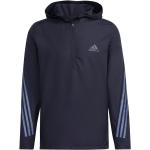 Adidas Run Icons 3 Stripes Jacket Blu S Uomo