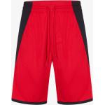 Vestiti ed accessori color block rossi da basket per Uomo adidas 