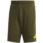 ADIDAS shorts sportivi logo verde uomo XL