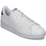 Sneakers basse larghezza E classiche bianche numero 49,5 con tacco fino a 3 cm per Donna adidas Advantage 