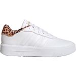 Sneakers larghezza E scontate casual bianche numero 42,5 di gomma animalier con stringhe platform per Donna adidas 