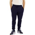Pantaloni tuta scontati blu XS di pile per Uomo adidas Essentials 