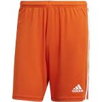 Shorts scontati arancioni XL in poliestere per Uomo adidas Squadra 
