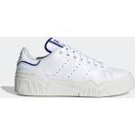 Sneakers larghezza A bianche numero 38 taglie comode di tessuto sintetico con stringhe platform per Donna adidas Stan Smith 