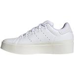 Sneakers larghezza E scontate casual bianco sporco numero 37,5 di tessuto sintetico platform per Donna adidas Stan Smith 
