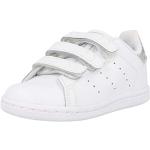 Sneakers basse larghezza E bianche numero 23 con stringhe per bambini adidas Stan Smith 