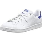 Sneakers basse larghezza E casual blu numero 36 in pelle liscia per Donna adidas Stan Smith 