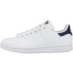 adidas Stan Smith J, Sneaker Unisex - Bambini e ragazzi, Ftwr White Ftwr White Dark Blue, 37 1/3 EU