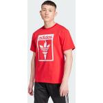Magliette & T-shirt Regular Fit rosse M di cotone per Uomo adidas Trefoil 