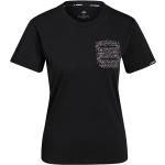Magliette & T-shirt scontate nere XS di cotone sostenibili mezza manica con scollo rotondo per Donna adidas 