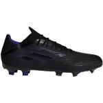 adidas Unisex X Speedflow.2 Firm Ground Soccer Shoe, Black/Sonic Ink/Solar Yellow, 5 US Men