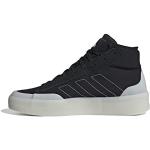 Sneakers alte larghezza E scontate casual nere numero 42 di tela con stringhe per Uomo adidas Core 