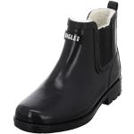 Stivali neri numero 38 di pelliccia da pioggia per Donna Aigle 