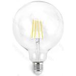 Aigostar lampadina led filamento g125 8w attacco e27 900 lumen 6500k luce fredda d125h175mm angolo 360 equivale a 66w incadescenza