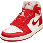 Sneakers stringate larghezza E casual rosse numero 37,5 di gomma per Donna Nike Air Jordan 1 Michael Jordan 