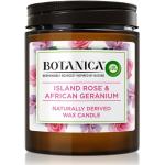 Air Wick Botanica Island Rose & African Geranium candela profumata con aroma di rose 205 g
