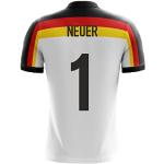 Airosportswear 2022-2023 Germany Home Concept Football Soccer T-Shirt Maglia (Manuel Neuer 1) - Kids