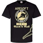 Airsoft Beer & Rock n Roll Alfashirt Soft Air Tactical Game Game T Shirt #31468 Nero M